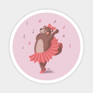 Bear dance Magnet